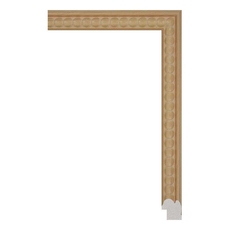 P1158-A-554 — 2.55cm Natur PS Bilderrahmenleiste