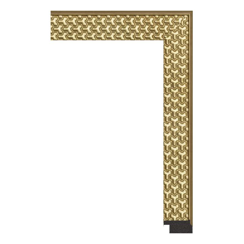 gold unfinished classic picture frame moulding