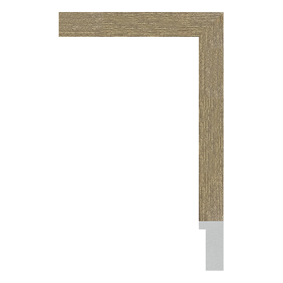 1184-ZU-403 — 2.5cm Natur PS Bilderrahmenleiste