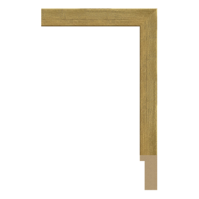 1184-ZU-801G — 2.5cm Gold PS Bilderrahmenleiste