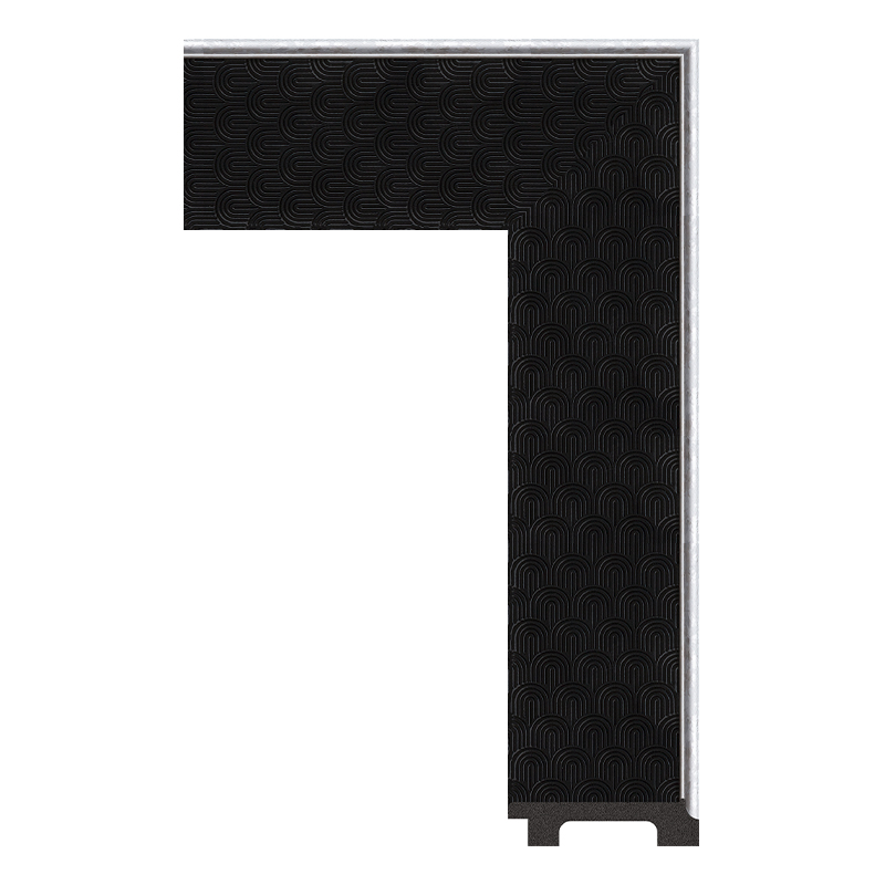 1731-WK-D-113 — 8.89cm Schwarz PS Bilderrahmenleiste