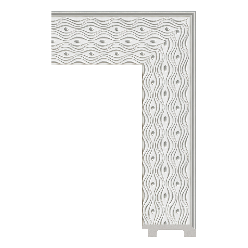 1731-WK-E-645 — 8.89cm Argenté PS Baguette d'Encadrement