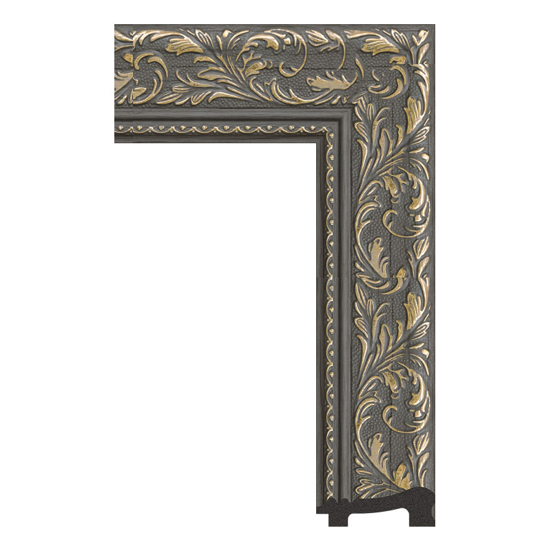 1743-WK-A-19 — 8.8cm Gold PS Bilderrahmenleiste