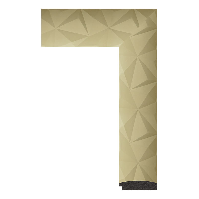 4327-J-222 — 7.6cm Gold PS Bilderrahmenleiste