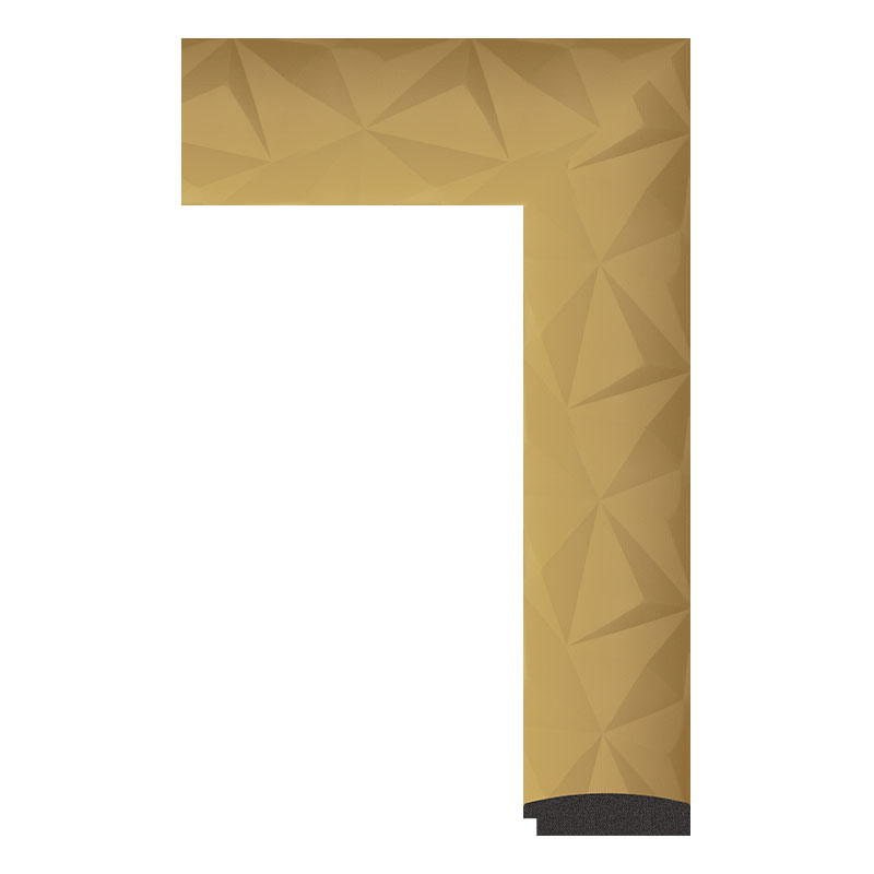 4327-J-227 — 7.6cm Gold PS Bilderrahmenleiste