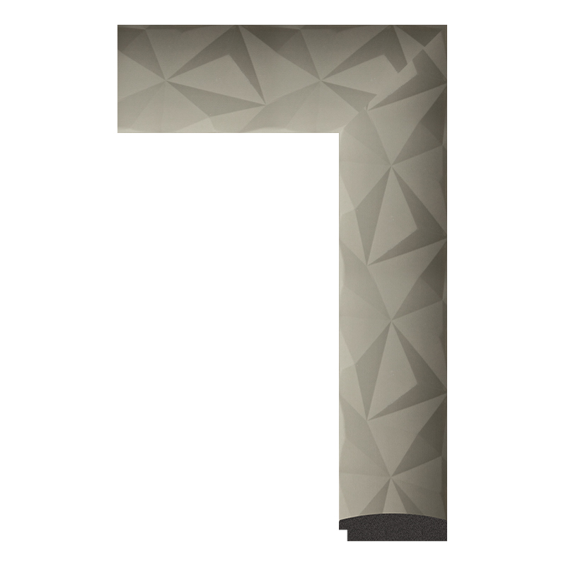 4327-J-271 — 7.6cm Silber PS Bilderrahmenleiste