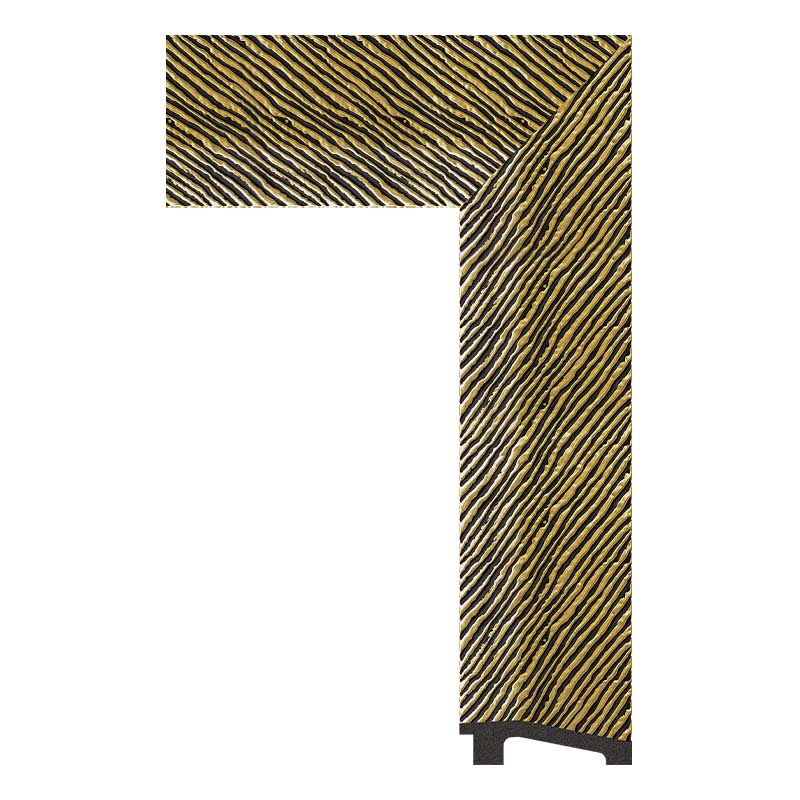 6611-WK-B-059GB — 8.8cm Dourado PS Moldura para Quadro